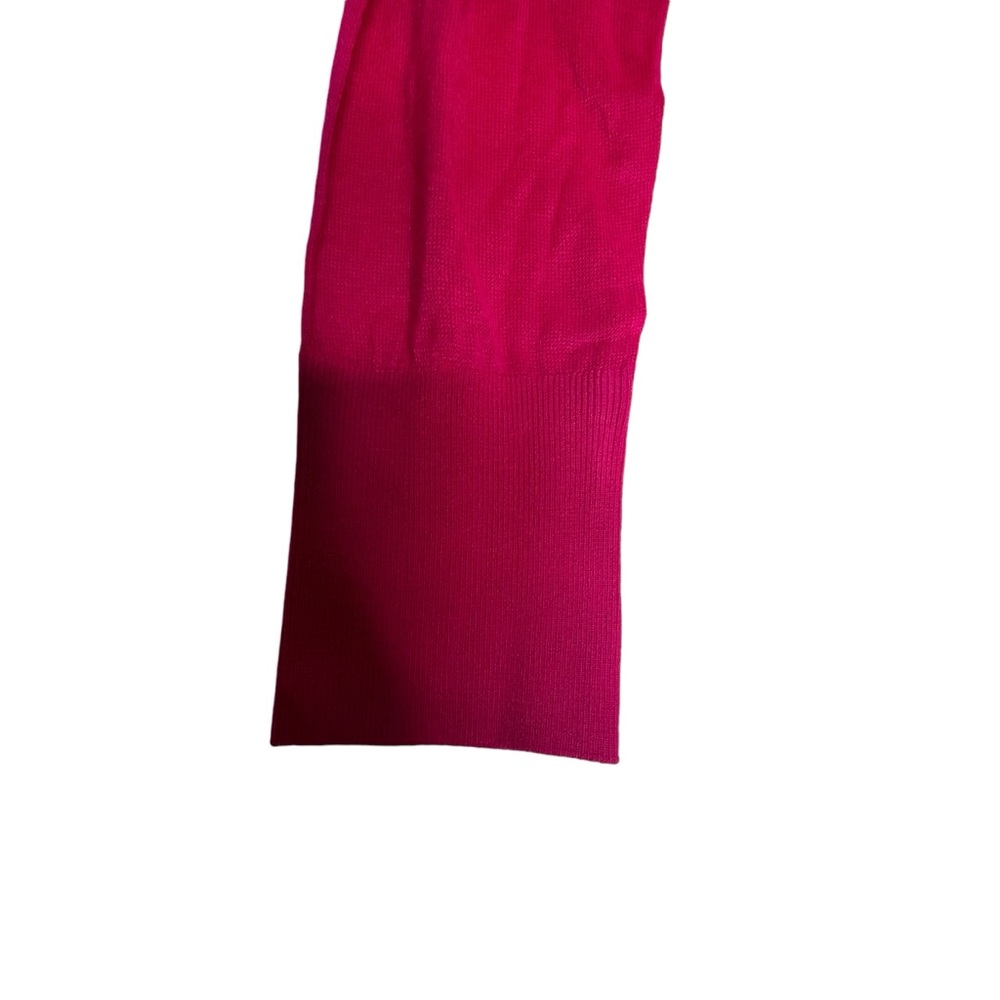 NEW Hot Pink Anthropologie Turtleneck Sweater Dress m - Picture 10 of 16